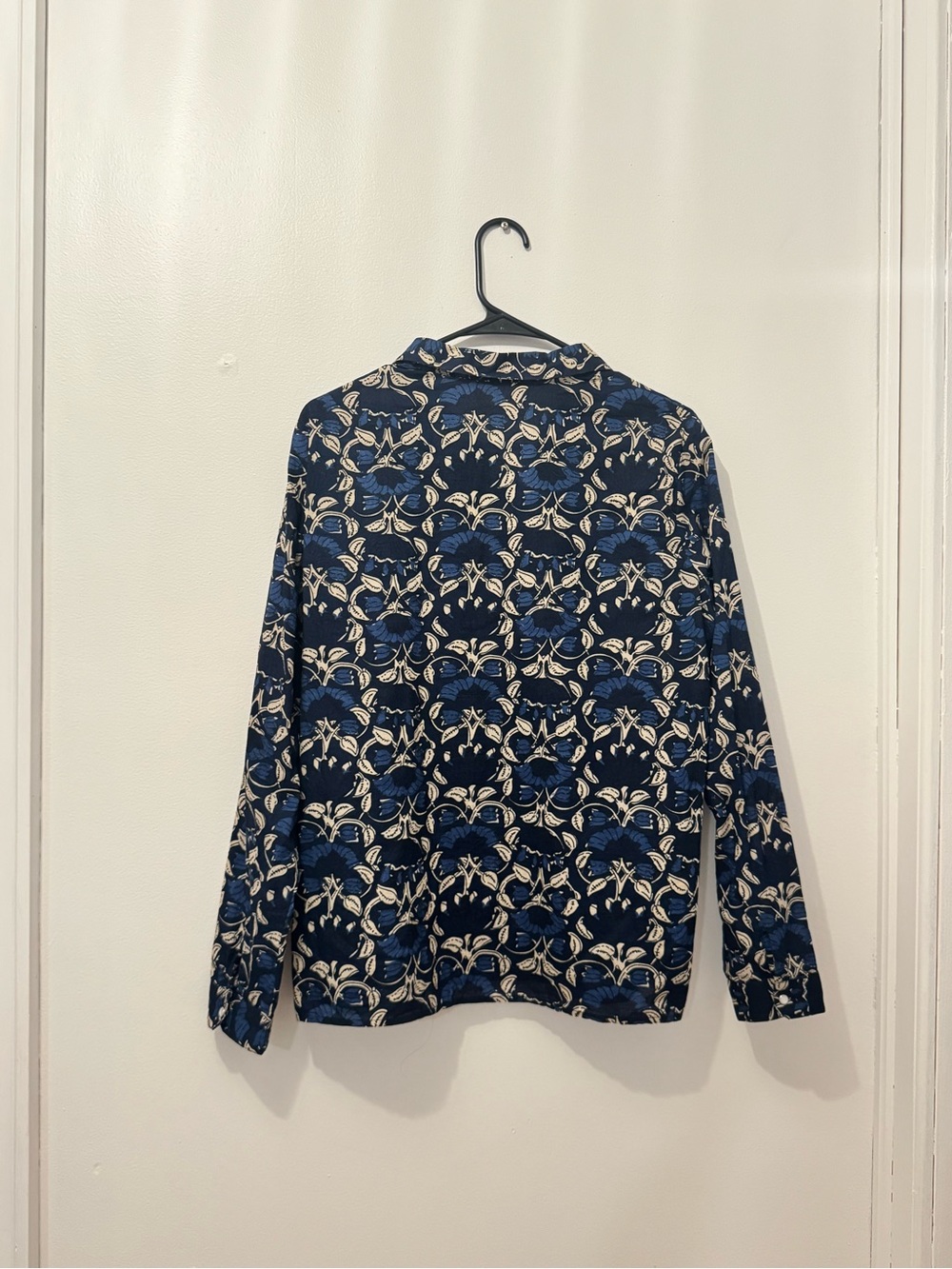 Sezane Pierro Shirt Imprimé Santorini - Size 38 - Picture 2 of 3